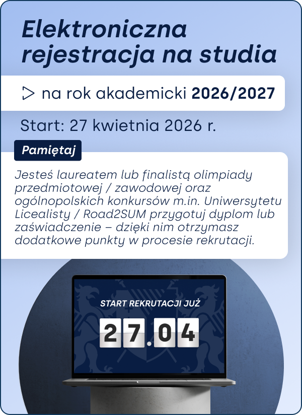 Rejestracja na studia 2026/2027